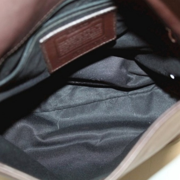 💜 COACH MENS CROSSBODY LEATHER MESSENGER BAG - Picture 7 of 7